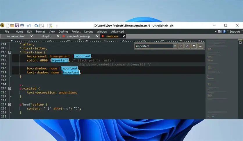 IDM UltraEdit Free Download for pc latest version