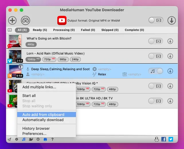 MediaHuman YouTube Downloader Free Download