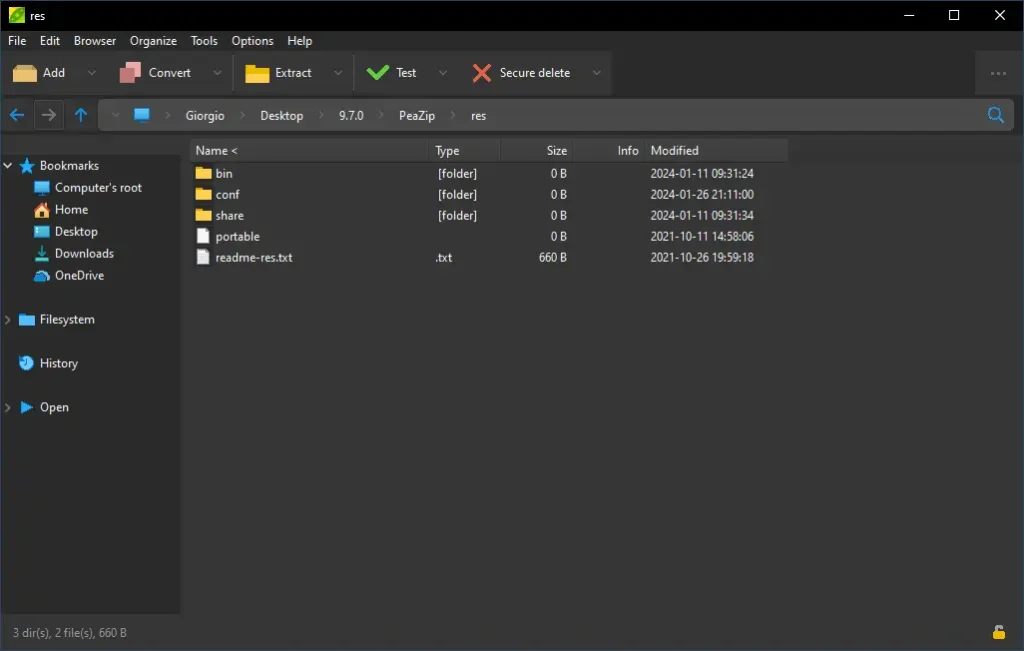 PeaZip Free Download for windows