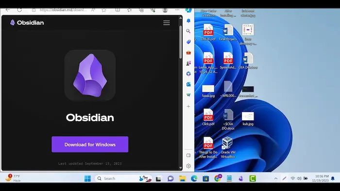 Obsidian free latest version