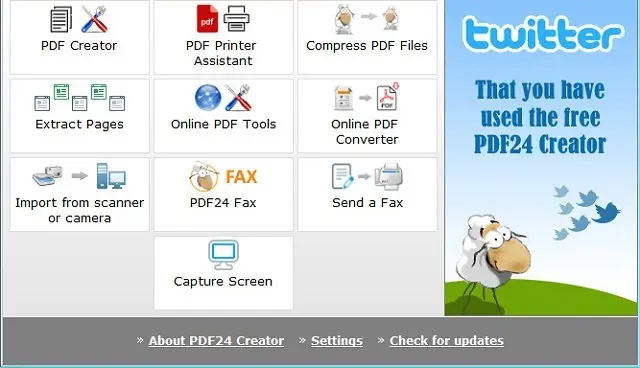 PDF24 free for pc
